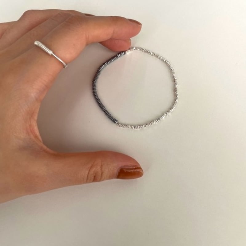 Bracciale in pietra e argento evenesel