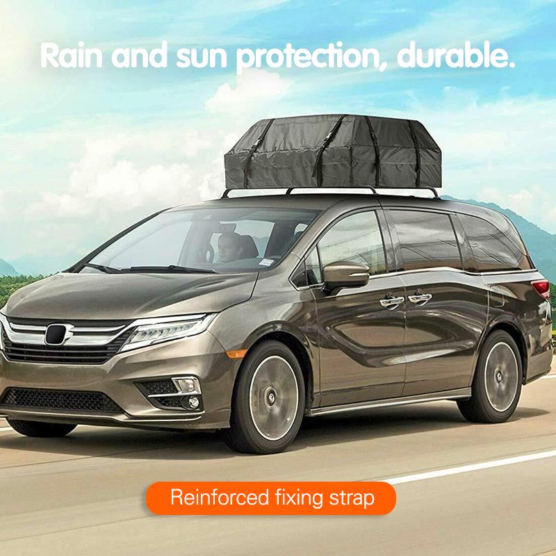 Cross-Border 420D Waterproof Car Roof Rack Cover, Dustproof and UV Resistant Oxford Cloth with Buckle System.