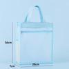 A4 Transparent Mesh Tote Bag for Middle School Exam & Art Supplies - Large Capacity Student Organizer