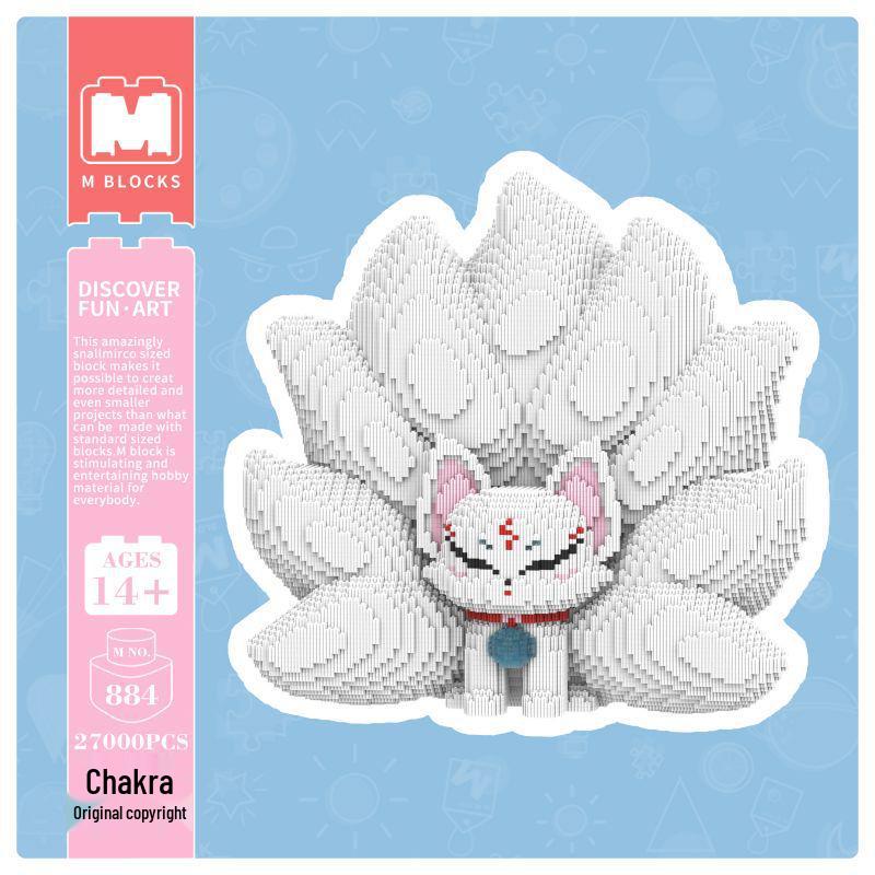 

Exclusive MPIN Mengpin 3D Immortal Fox Educational Building Blocks Set