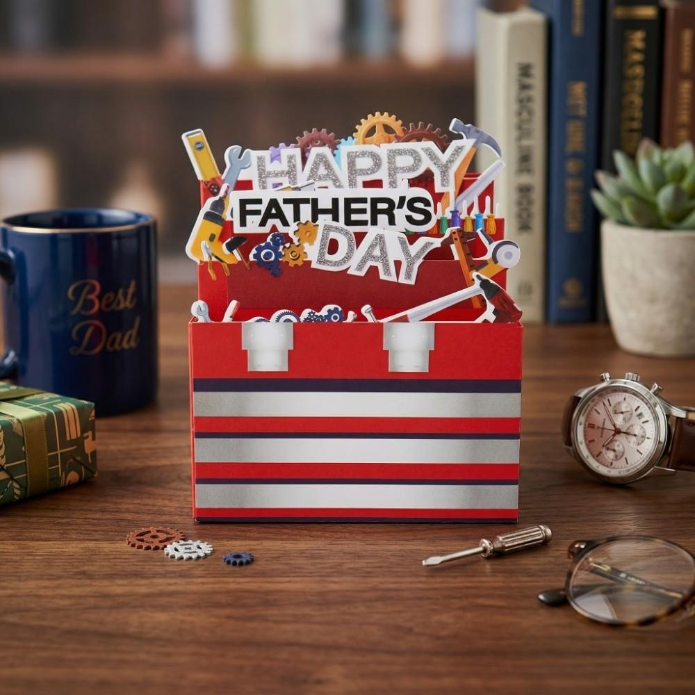 Paper Craft Toolbox Theme Card Blessing Postcard Message Card Celebration Card Birthday Party