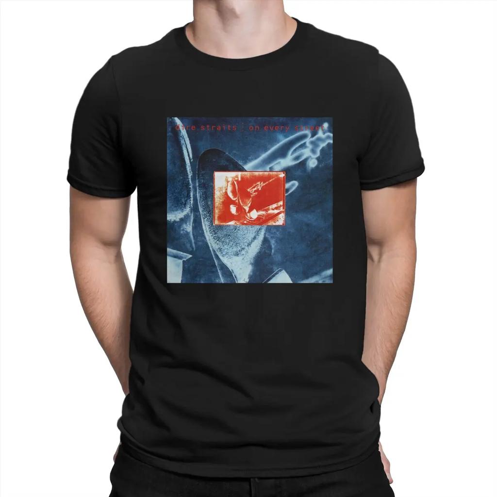 On Every Street Music Special TShirt Dire Straits Band Leisure T Shirt Summer T-shirt For Men Women