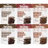 Bruno Snack Snack Set 2 60g Brownie Mocha Brownie Chá Tailandês Sabores de Brownie