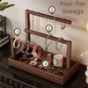 Solid Wood Jewelry Stand Large Size Jewellery Organizer Bracelet Storage Holder  Woman Accessories