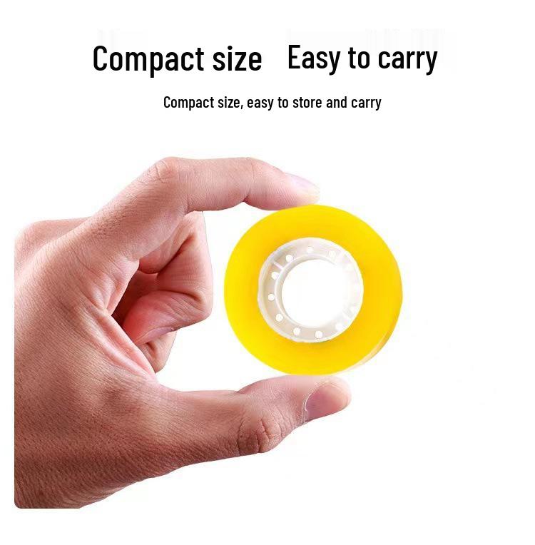 Transparent Small Office and Stationery Tape Roll for Students