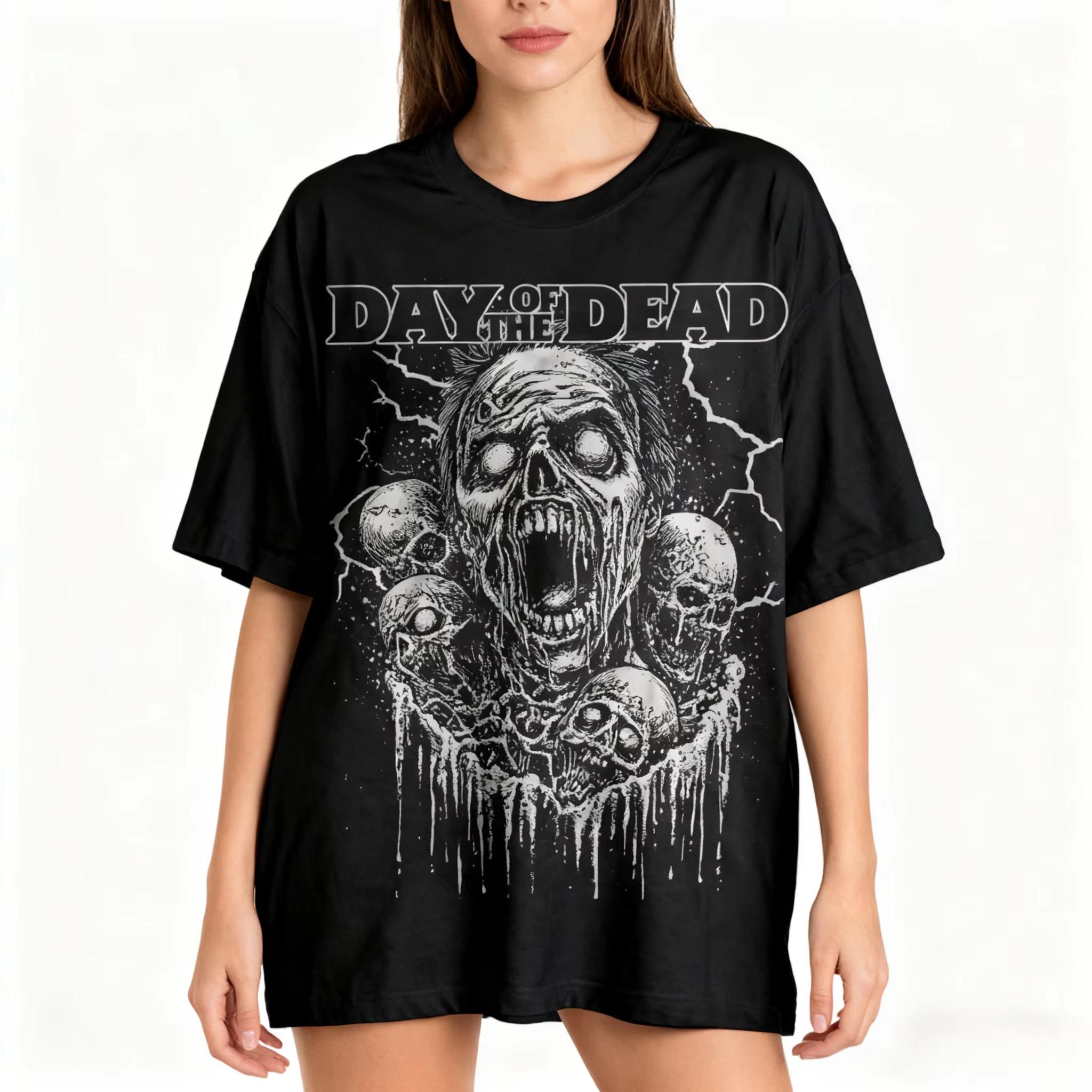 

Day of The Dead 1985 Zombie Movie Shirt 80s Horror Shirt Dawn of The Dead Creepshow Lost Boys Reanimator Return of The Living 4XL