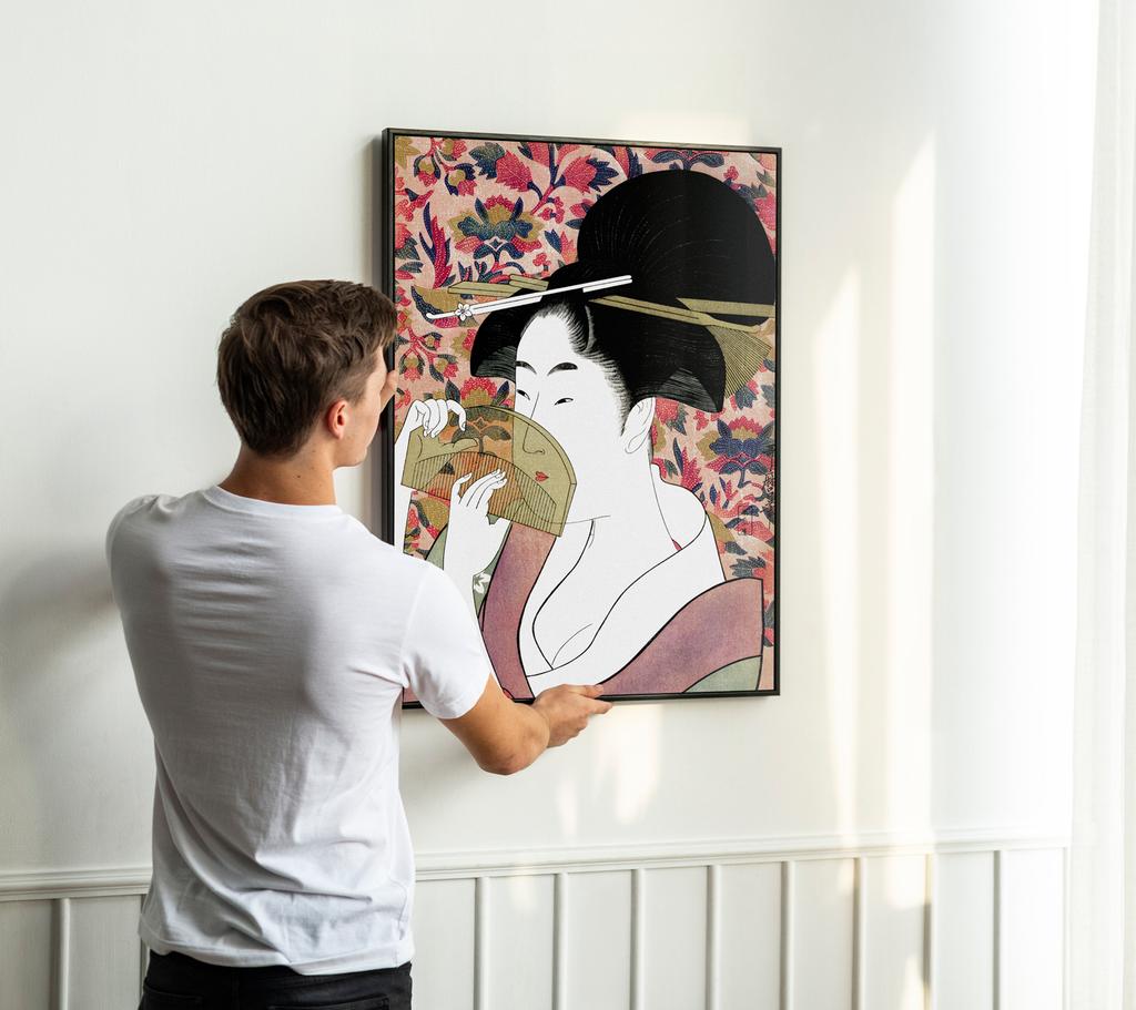 Plakat obraz gejsza kobieta sztuka geisha