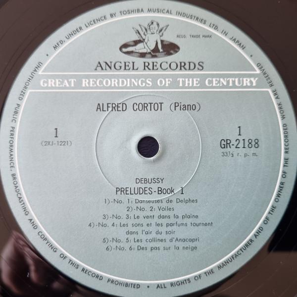 

LP Record ALFRED CORTOT Debussy 12 Preludes Book 1 GR2188 ANGEL Japan Obi Classical