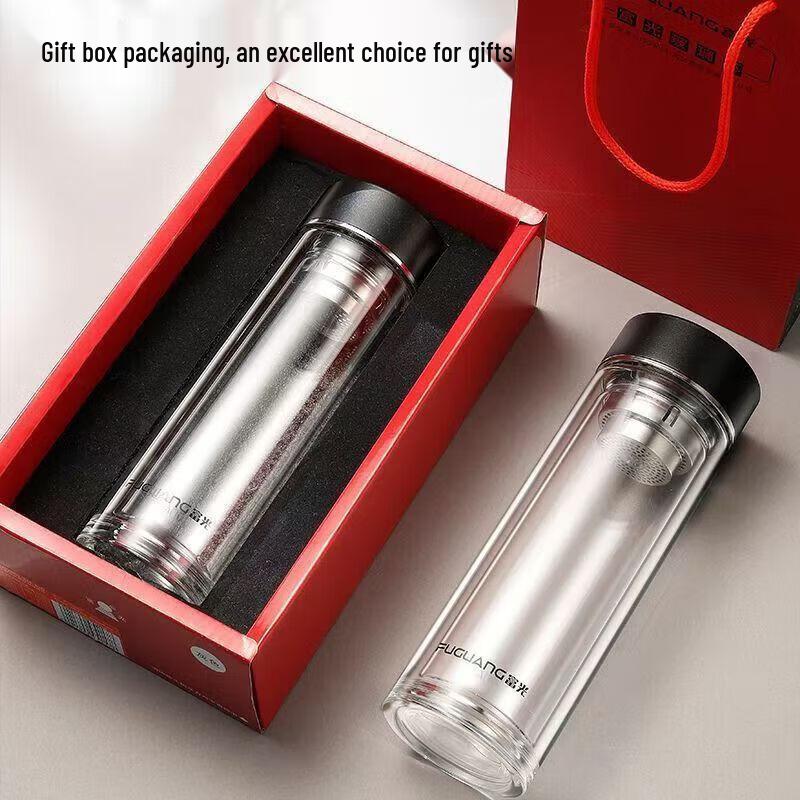 Fuguan G2061 Double-Layer Glass Cup