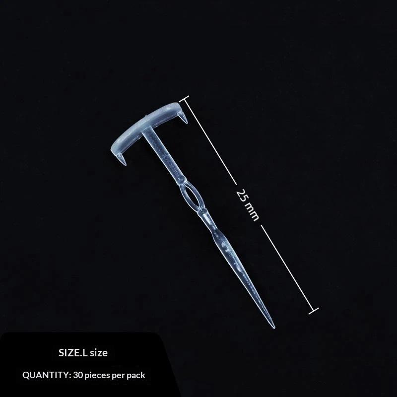 30Pcs Fishing Soft Bait Fixing Pins Anti Shedding Design Strong Holding Power For Freshwater Saltwater Fishing