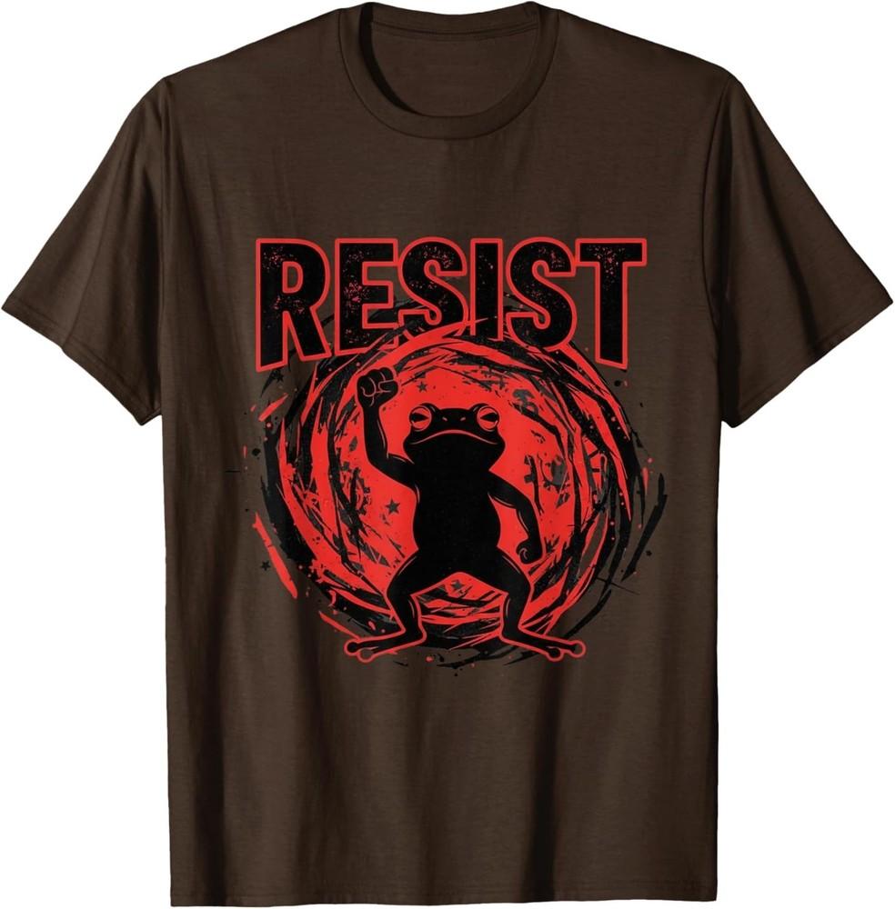 Portland Frog Protest Shirt Funny Portland Frog Protest T-Shirt S