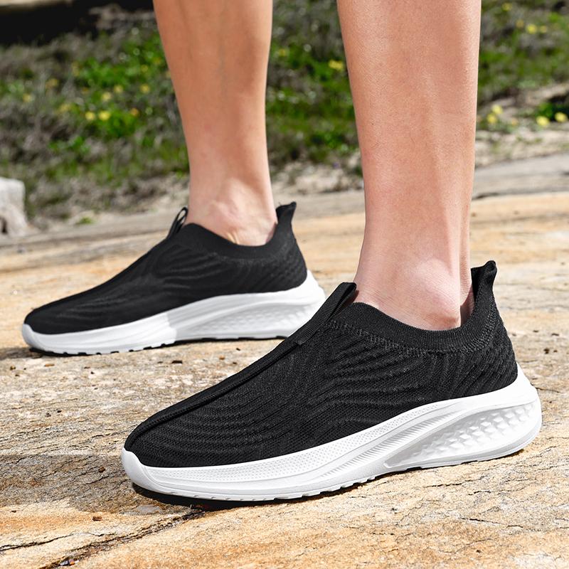 Fashion Lightweight Summer Women Sneakers Breathable Outdoor Sports Men Running Shoes Comfortable Socks Athletic Shoes Big Size 48