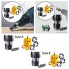 Kit Attrezzi per Filettare Tubi in PVC con Fili 1/2", 3/4", 1" Strumento Manuale Multifunzione