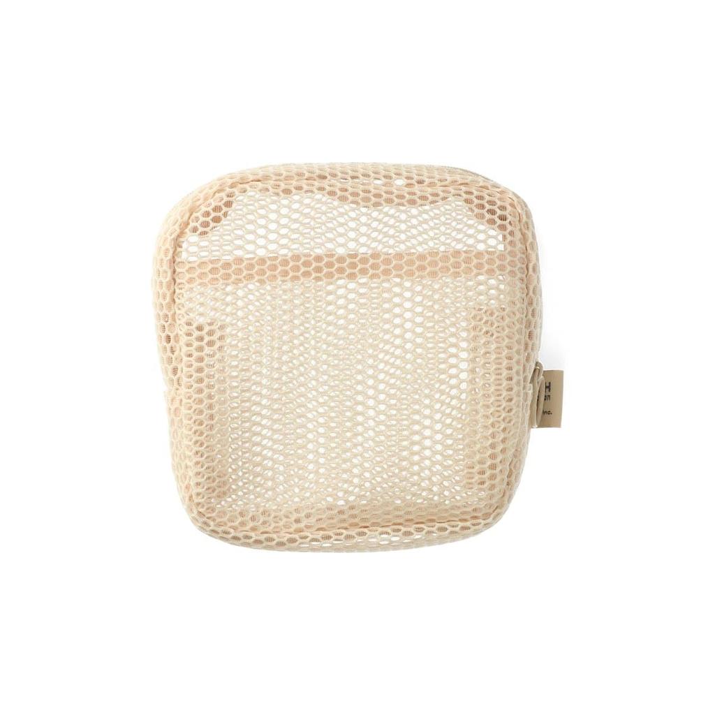 Square Pouch Mesh Collection Milk Tea MSH-PO18-BE