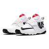 Nike Team Hustle D8 GS Just Do It Kids Sneakers White Black Light-Crimson AQ9977-100