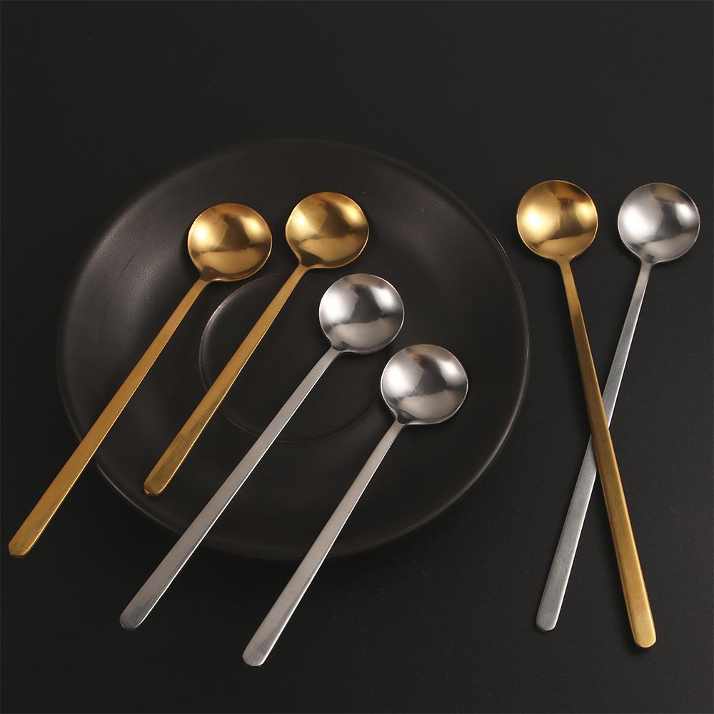 For Ice Cream Home Dessert Tool Stirring Scoop Tableware Kitchen Supplies Coffee Spoon Tea Spoon