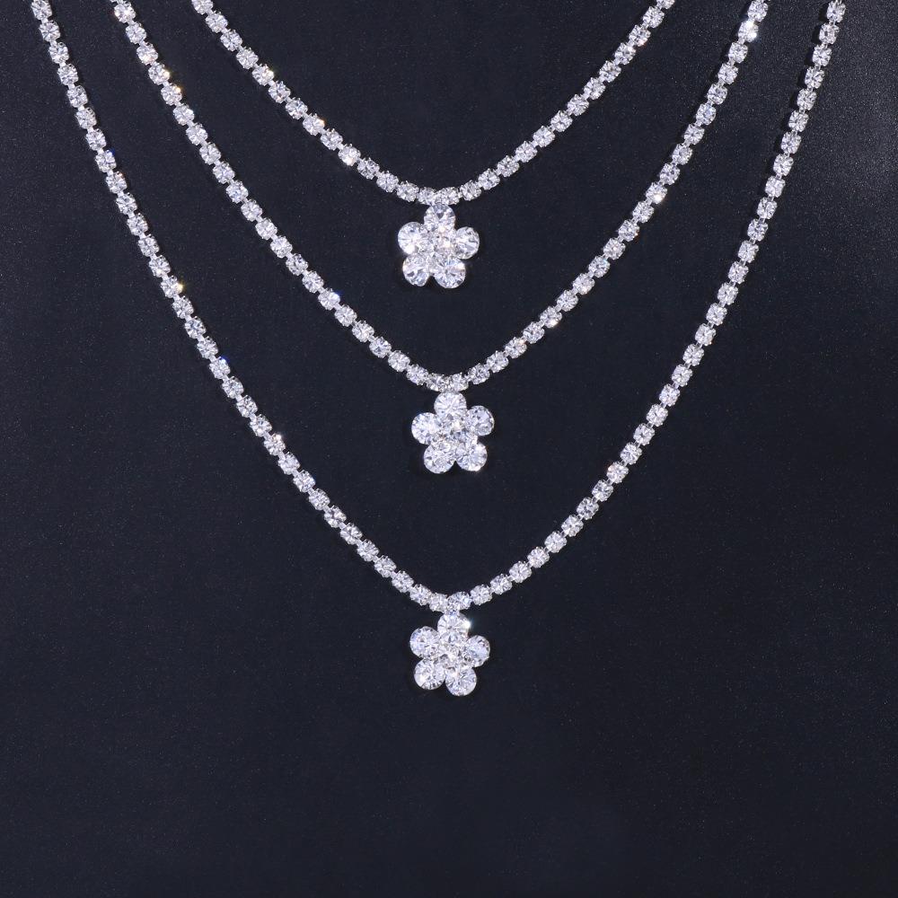 1pcs Rhinestone Shoulder Chain Flower Bra Underwear Strap Sexy Body Chains  Women