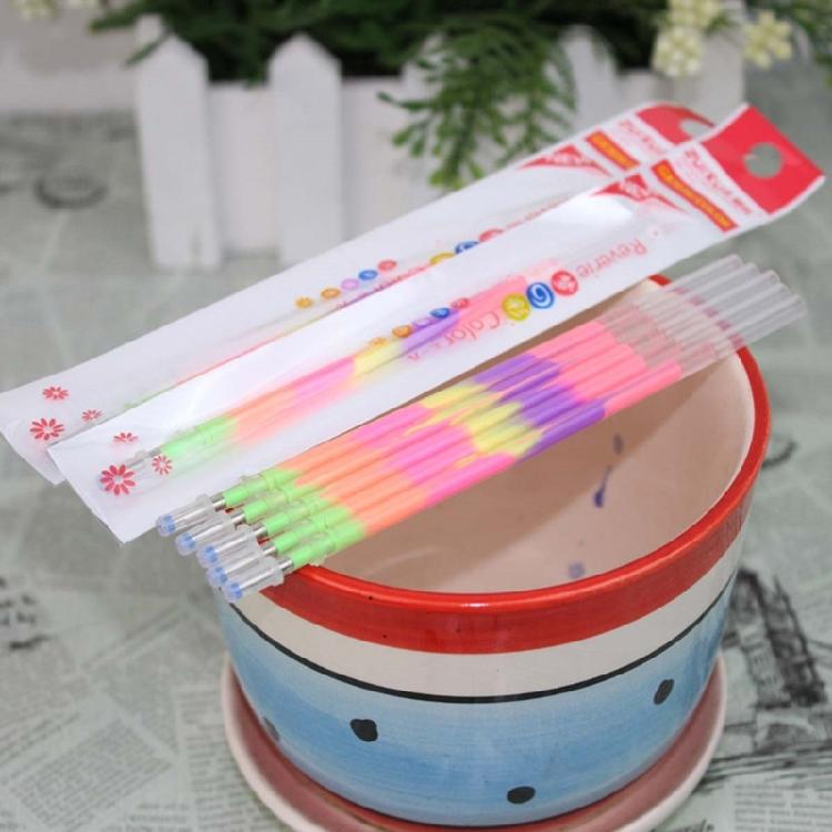Rainbow Colors Pen Refills Ink Refills 0.8mm Tip