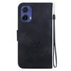 For Motorola Moto G85 5G/S50 Neo 5G Wallet Case Lotus Imprint Leather Phone Cover