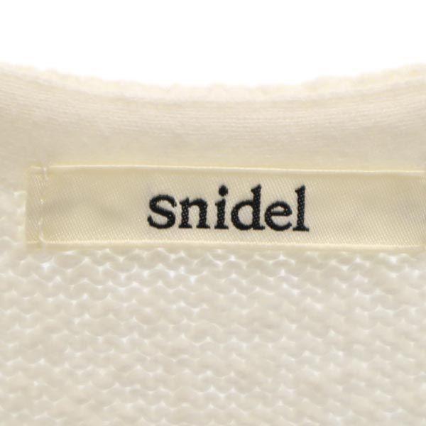 unused SNIDEL Short sleeve Off-the-Shoulder Frill Tight Knit one piece F Women Used