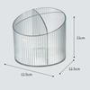 Transparent Storage Box Multi Grid Cosmetics Organizing Box Desktop Lipstick Makeup Brush Home Desktop Storage Organizer