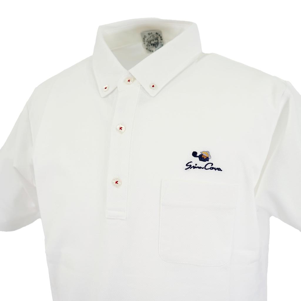 Sinacova Short Sleeve Polo Supima Cano Anchor Size 24120510 Medium Men's Shirt, 77% Cotton, 23% Polyester, Cloth, Moisture-Wicking, Quick-Drying,