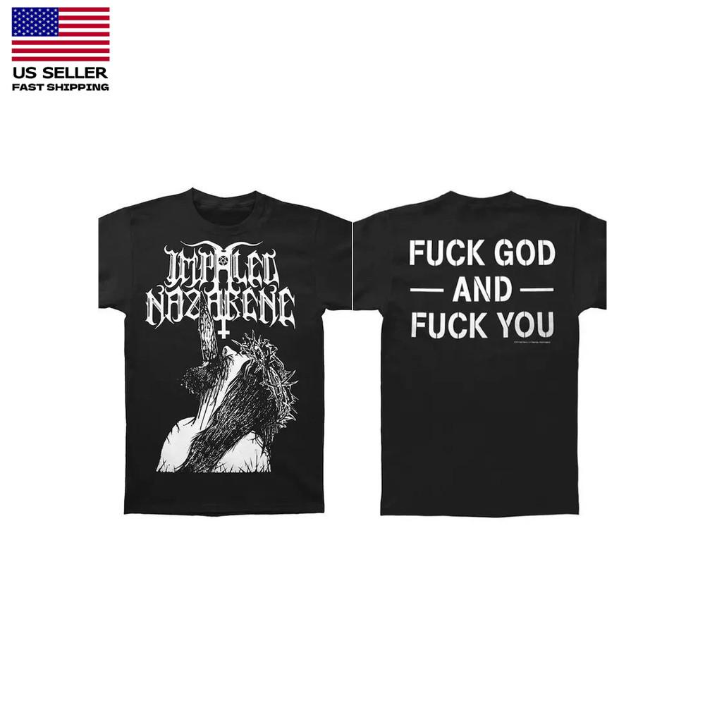 New Hot Impaled Nazarene Band Album  S-5XL 2 Sides Cotton Black TU703 Unisex T-Shirt Graphic Tee XXL