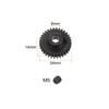 Uxcell Model 1 32T Pinion Gear, 8mm Bore Hardened Steel Motor Rack Spur Gear for RC Car Truck Gear Drive