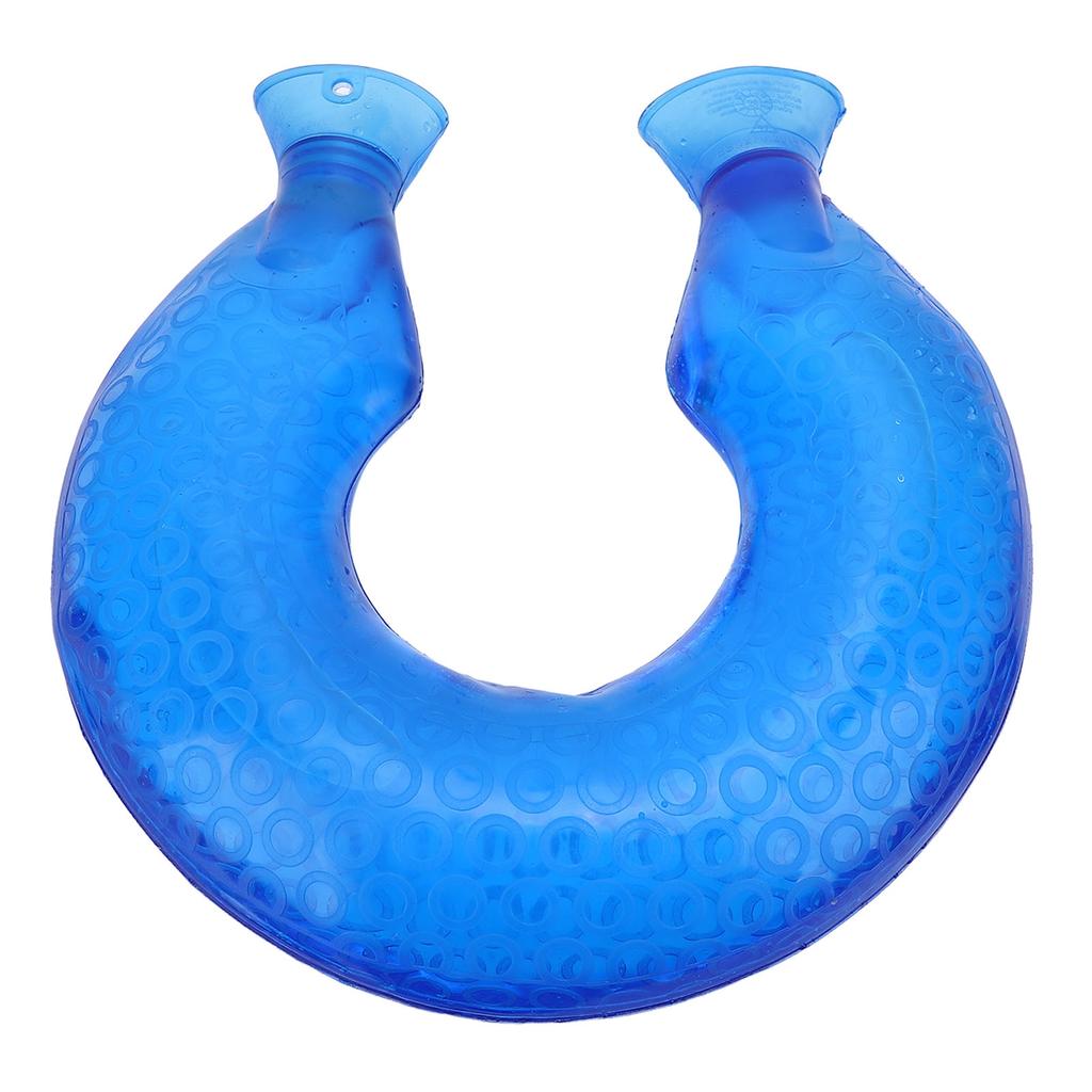 U Shaped Hot Water Bottle 1.4L PVC Cold Hot Water Bag Neck Heating Pad with Cover for Winter Neck