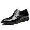 Height-increasing Leather Shoes Men's 8cm6cm Height-increasing Youth Bright Leather Embossed Business Men's Shoes Groom Wedding Shoes