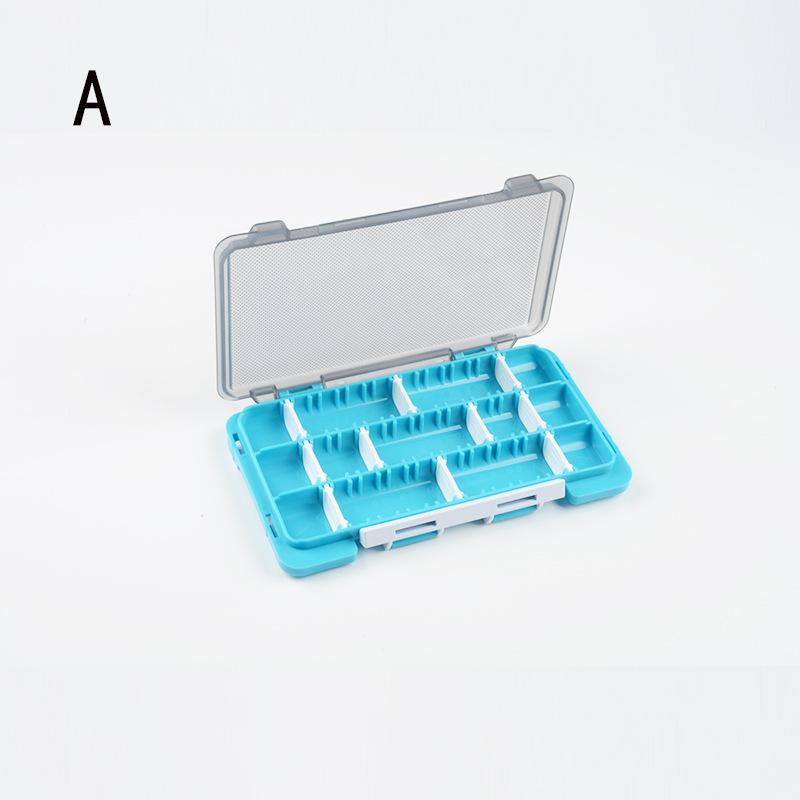 

1pc Fishing Lure Box Tackle Storage Case Spinner Bait Fly Fishing Box With Sponge Compartments For Fishing Accessories