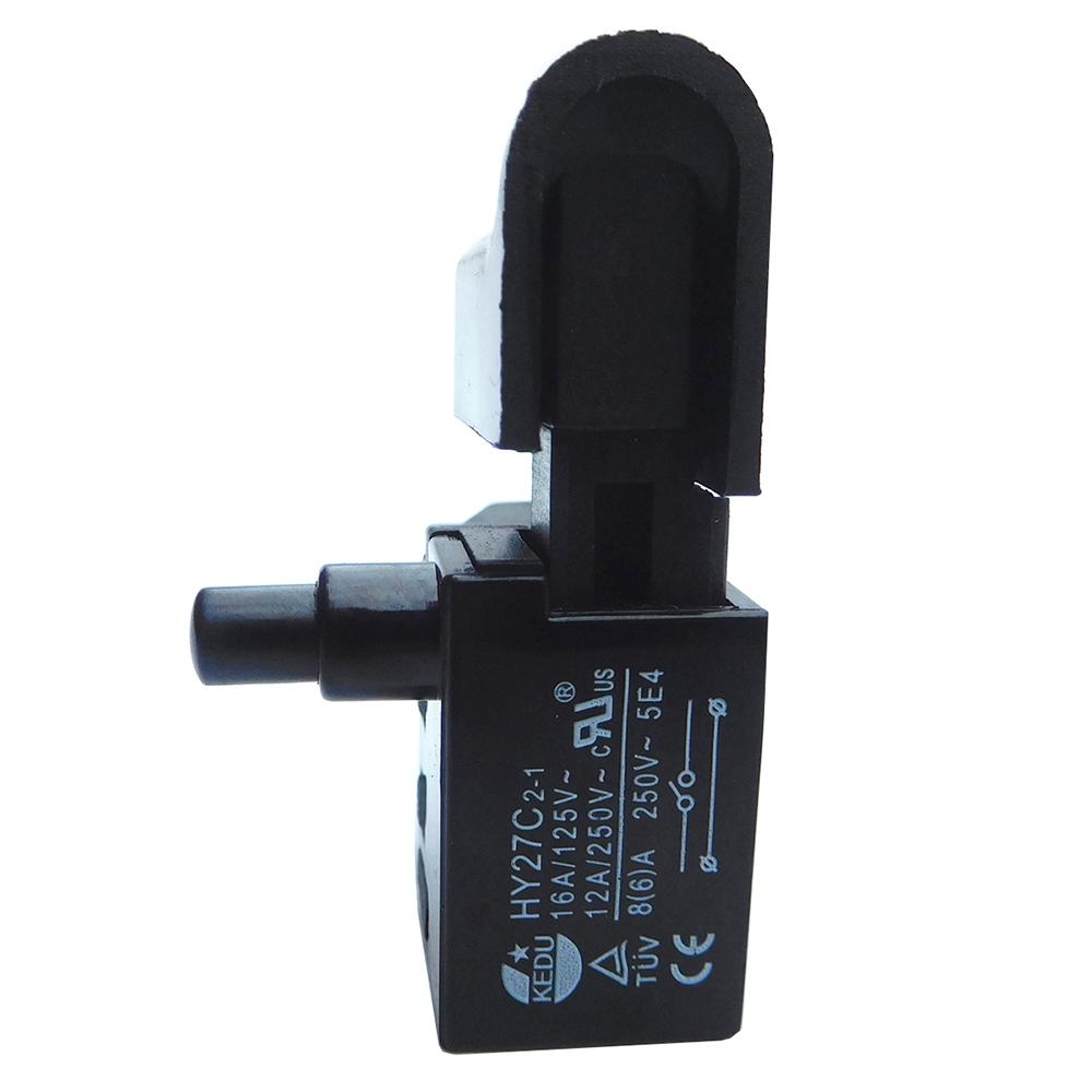 KEDU HY27C2-1 Elektrischer Einrast-Druckknopfschalter für Trennschleifer, Hammer, Kreissäge