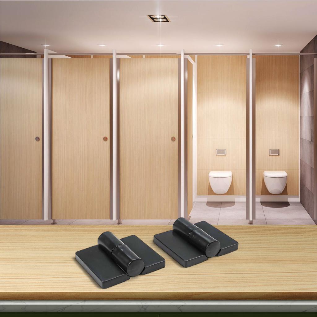 Alta Qualità Utile Nuovo di Zecca Per Porta di Servizi Igienici Pubblici Ferramenta Cerniera per Porta Cerniera Colore Nero 1pz Accessori Nylon