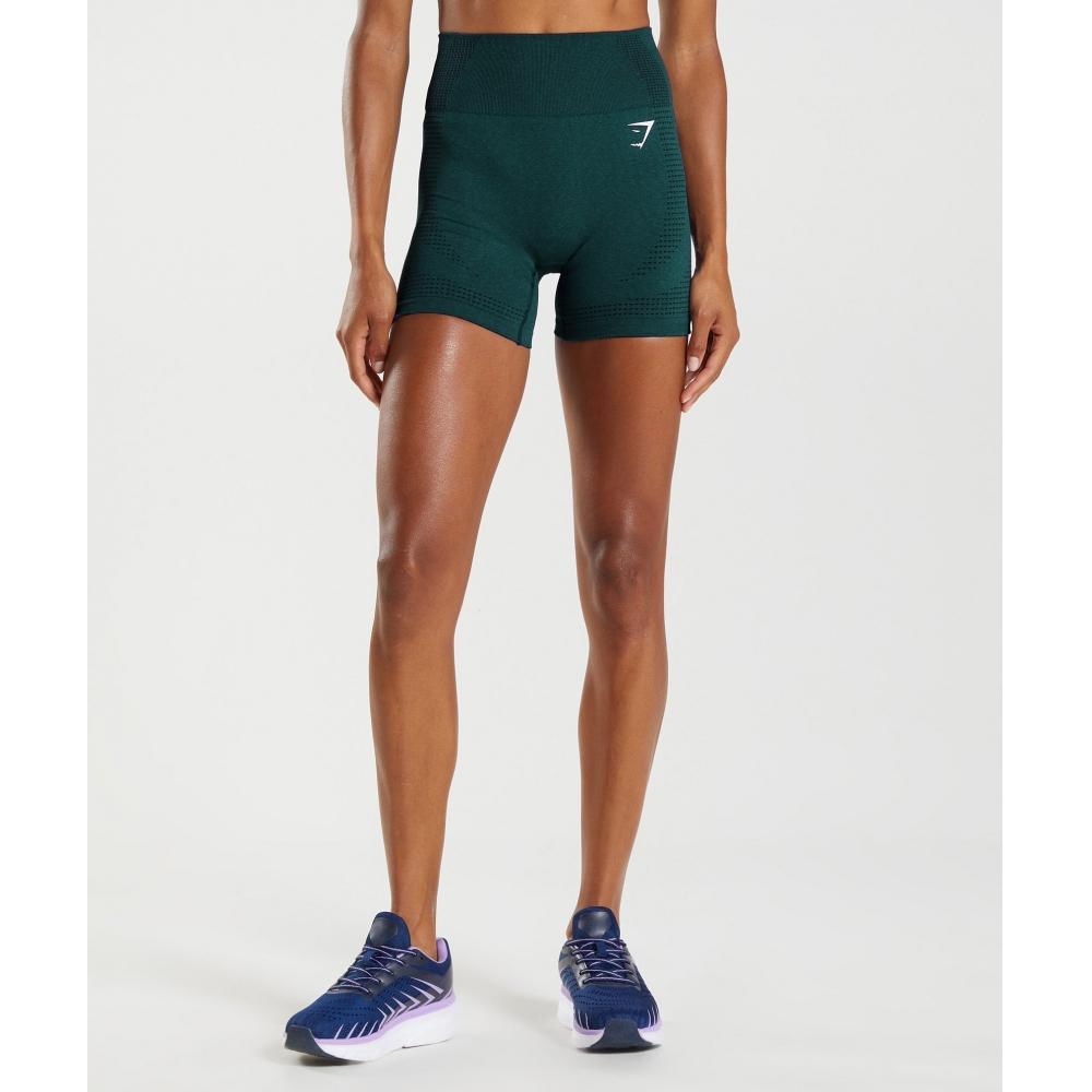 

Шорты GYMSHARK Vital Seamless 2.0, темно-бирюзовые, меланжевые, B1A4J TBK1