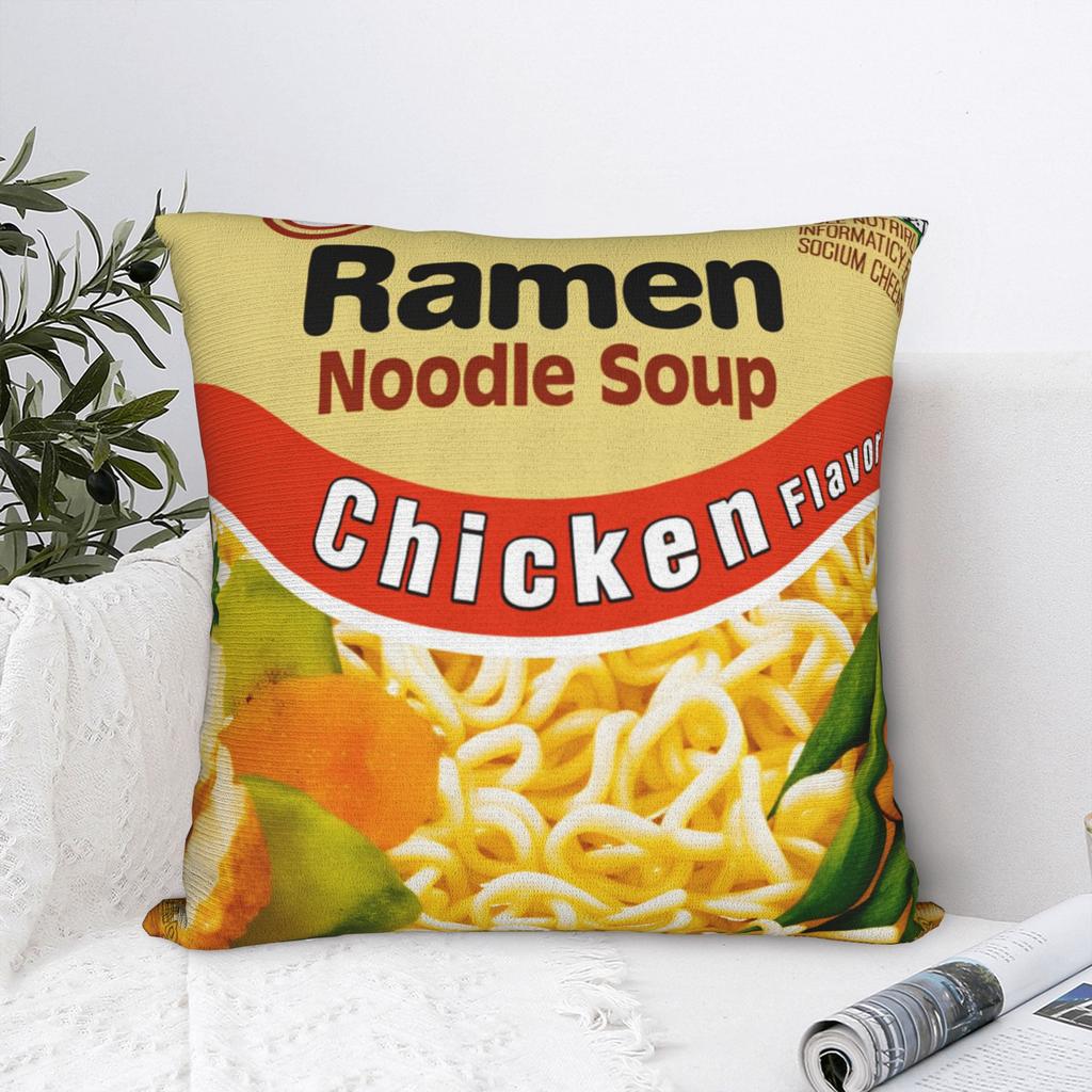 Maruchan Ramen Noodle Soup Pillow Case  Custom Pillow Cover For Sofa Home Decor Novelty Pillowcases