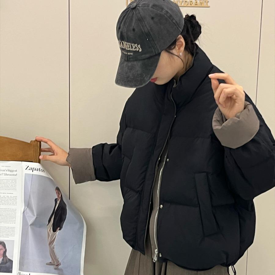 

Зимняя Новинка Корейская Версия Свободная Маленькая Хлопковая Одежда Одежда-Хлеб Короткие Хлопковые Куртки XL чёрный