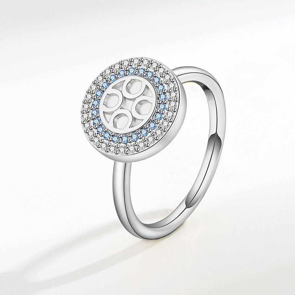 Lindon – bague classique en alliage de cuivre et Zircon, bijoux pour dames, cadeau de fête de promesse de mariage