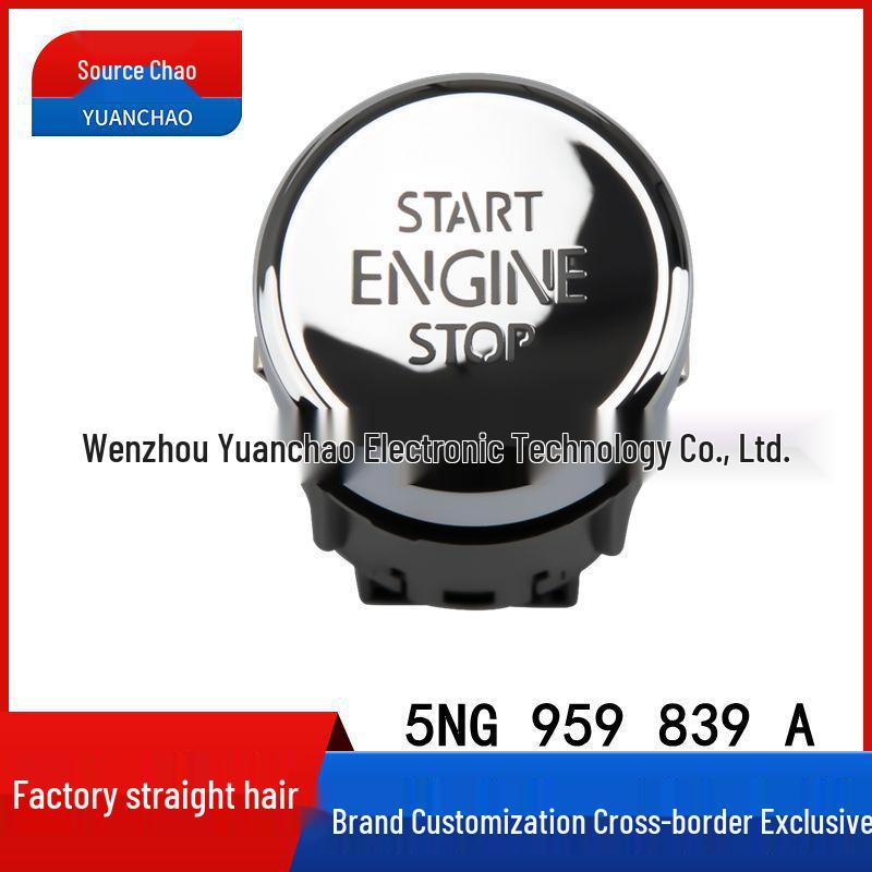 

Совместимый переключатель запуска одной кнопкой для 18-21 VW Tiguan L и 19-23 Tharu - Деталь 5NG 959 839 A Source Super