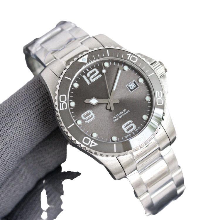 Langjia ZF Conquest Diver Herren Vollautomatische Keramik Leuchtende Wasserdichte Uhr