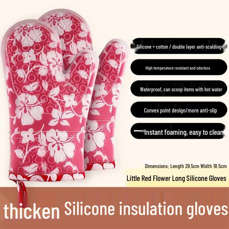 ZISIZ Silicone Heat Resistant Oven Mitt