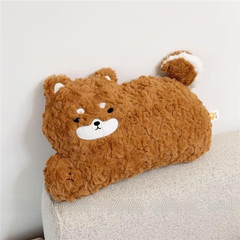 Creative Cartoon Cat Plush Pillow With Embroidered Animal Design For Sofa And Bed Comfort