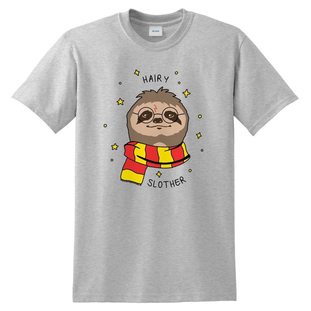 

Hairy Slother T-shirt Funny Shirt Cute Geek Sloth Meme Cactus Harry Nerd Harry XL