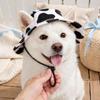 Cooling Pet Hat Dog Sun with Ear Holes, Wide Brim Protection Hat, Adjustable Secure Fit Drawstring for Small And Medium Dogs Outdoor Walking