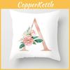 Premium Quality 26 Letter Polyester Pillow Cover For Stylish Home Decor