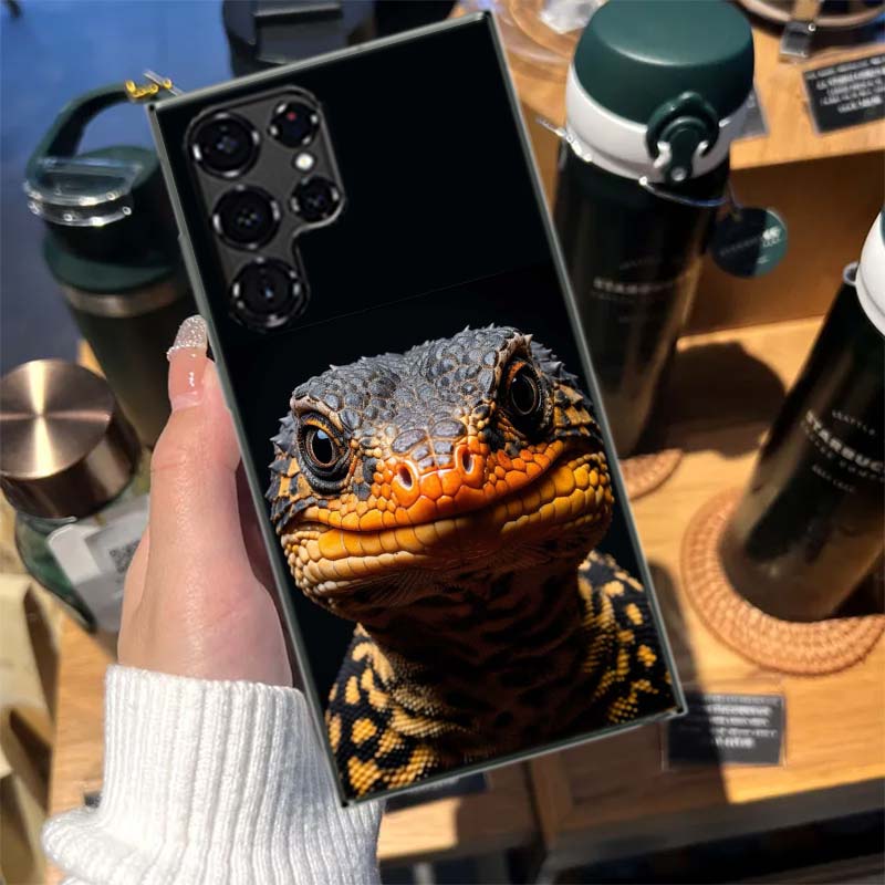 Lizards and Geckos Have Big Eyes Cases Phone Case for Samsung Galaxy S26 Ultra S25 Edge S24 S23 FE S21 Plus S20 S22 S10 Cover TP