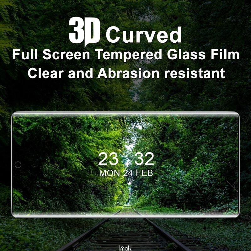 

IMAK Захисне скло AGC для Google Pixel 7 Pro, 3D вигнуте Ультрапрозоре З бічним клеєм Повне покриття Екранна плівка Type A