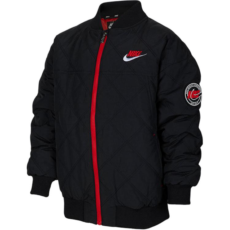 

Nike Down Jacket Fleece Lined Thermal Casual Black DZ9733-010 135/XS
