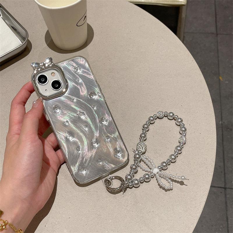 

Роскошный чехол с бантом Aurora Diamond Pentagram для iPhone 15 Pro Max 14 Plus 13 12 Pro 11, универсальный защитный чехол от падения iPhone 13