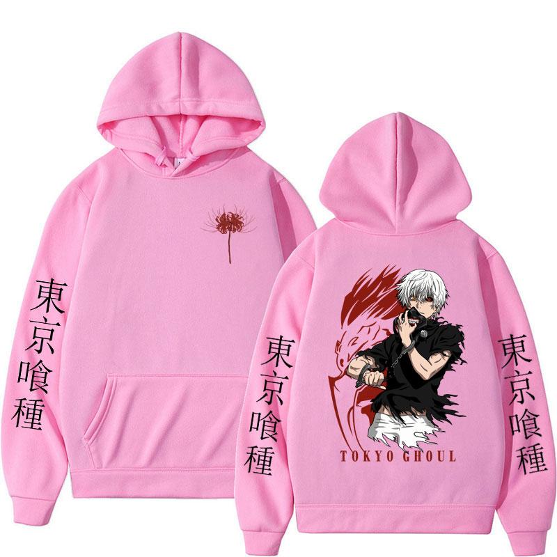 Japan Anime Tokyo Ghoul Hoodie Ken Kaneki Graphic Sweatshirt Hip Hop Oversized Men Women Casual Streetwear Winter Pullovers Male
