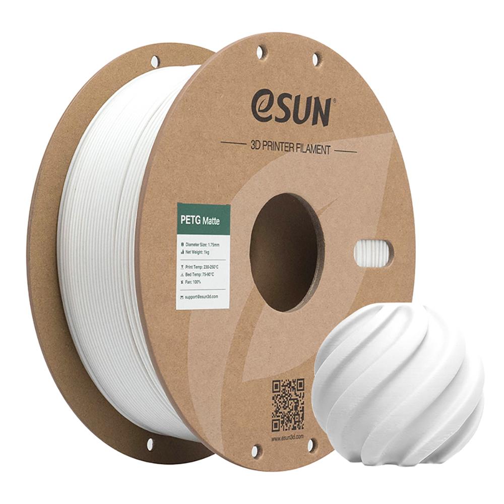 ESUN PETG-Matte 1.75mm 3D Printer Filament 1KG/spool PETG Filaments FDM Plastic Rod Waterproof Excellent Weather Resistance PETG&3D Printing Filaments&PETG